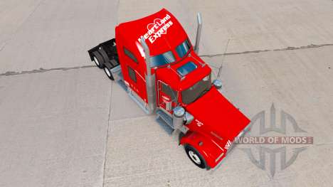 Heartland Express Haut [rot] truck Kenworth für American Truck Simulator