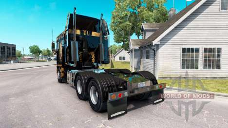 La peau de Jaguar sur le camion Freightliner Arg pour American Truck Simulator