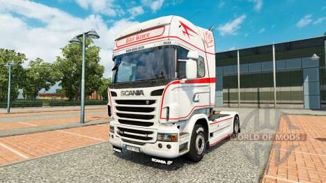 Haut Bart Kroeze an Zugmaschine Scania für Euro Truck Simulator 2
