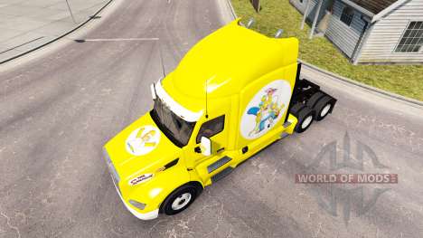 Simpsons-skin für den truck Peterbilt für American Truck Simulator