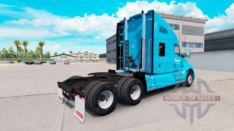 Haut Transport Morneau auf einem Kenworth-Zugmas für American Truck Simulator