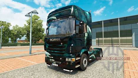 Raum-Szene-skin für den Scania truck für Euro Truck Simulator 2