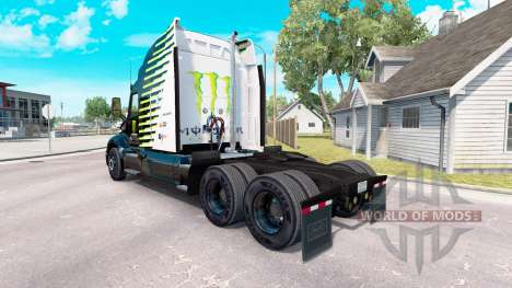 Die Monster Energy Falken-skin für den truck Pet für American Truck Simulator