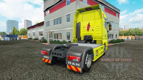 Haut Arsenal für den Traktor MAN für Euro Truck Simulator 2