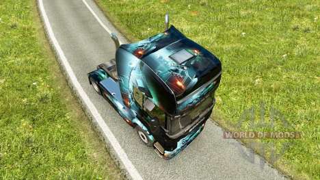 PC-Ware-skin für den Scania truck für Euro Truck Simulator 2