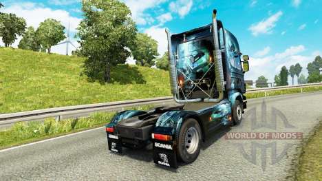 PC-Ware-skin für den Scania truck für Euro Truck Simulator 2