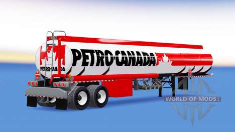 La peau de Petro-Canada carburant semi-remorque pour American Truck Simulator