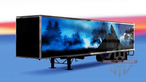 Tous métal-semi-remorque Loup pour American Truck Simulator