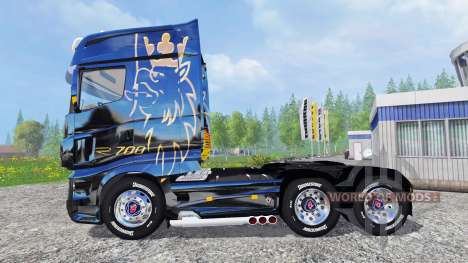 Scania R700 [blue black] pour Farming Simulator 2015