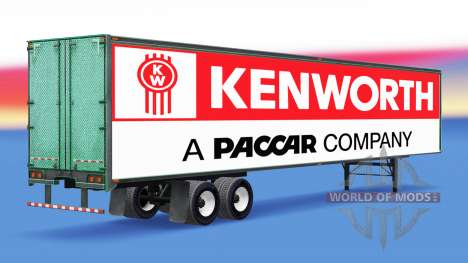 All-Metall-Auflieger Kenworth für American Truck Simulator