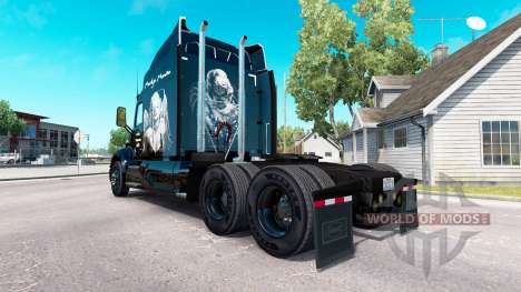 Marilyn Monroe-skin für den truck Peterbilt für American Truck Simulator