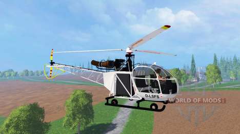 Sud-Aviation Alouette II v2.0 für Farming Simulator 2015