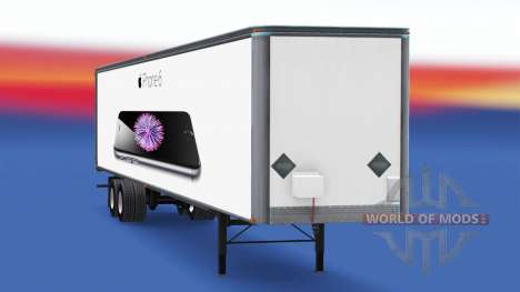 All-Metall-semi-trailer iPhone 6 für American Truck Simulator