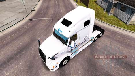 Céladon de la peau pour les camions Volvo VNL 67 pour American Truck Simulator