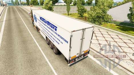L'Ouest Camion Trans peau pour remorque pour Euro Truck Simulator 2