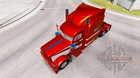 6 peau Métallique pour le camion Peterbilt 389 pour American Truck Simulator