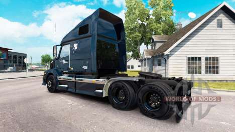 La peau Trans Ouest de tracteur routier Volvo VN pour American Truck Simulator
