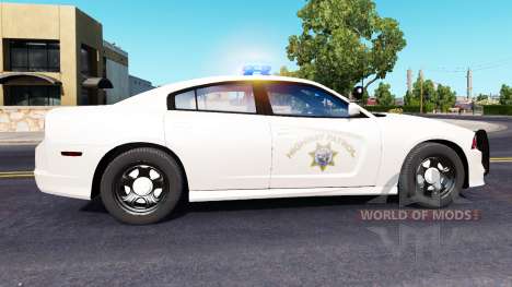 Dodge Charger Polizei im Straßenverkehr für American Truck Simulator