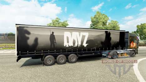 La peau DayZ sur semi pour Euro Truck Simulator 2