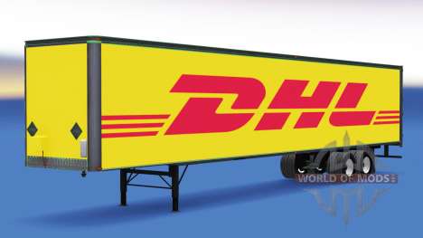 All-Metall-Auflieger DHL für American Truck Simulator