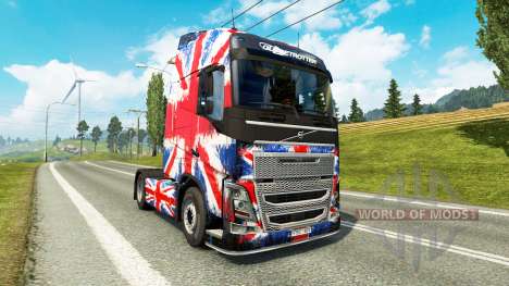 L'Angleterre Copa 2014 de la peau pour Volvo cam pour Euro Truck Simulator 2