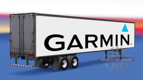 De tous les métaux semi-Garmin pour American Truck Simulator