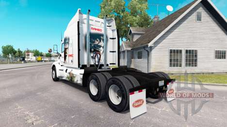 Rambo de la peau pour le camion Peterbilt pour American Truck Simulator