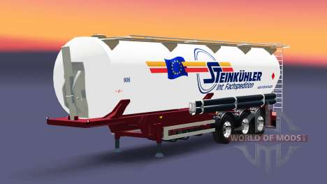 The semitrailer-tank Steinkuhler für Euro Truck Simulator 2