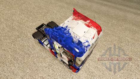 La peau de la France Copa 2014 sur un tracteur R pour Euro Truck Simulator 2