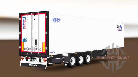 Semitrailer refrigerator Schmitz Cargobull pour Euro Truck Simulator 2
