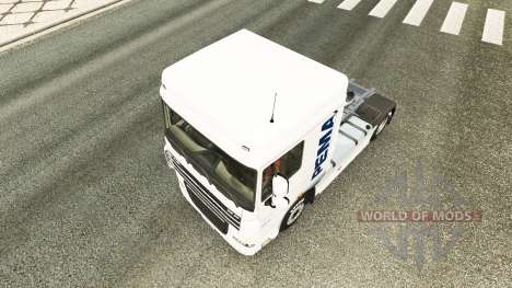 Le Pema peau pour le camion DAF pour Euro Truck Simulator 2