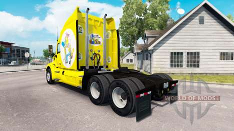 Simpsons de la peau pour le camion Peterbilt pour American Truck Simulator