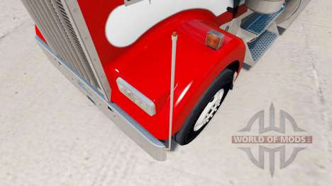 Eine Sammlung von Zubehör für den Traktor Kenwor für American Truck Simulator