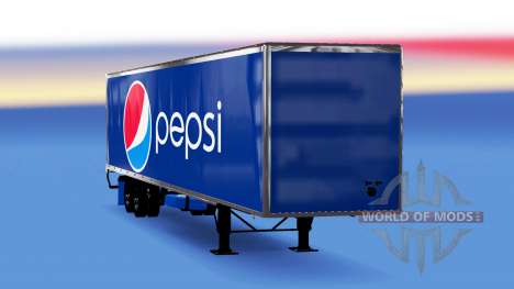 All-Metall-semi-trailer Pepsi für American Truck Simulator