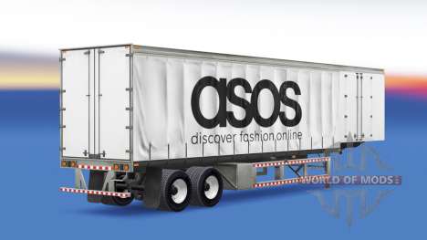 Vorhang semi-trailer Asos für American Truck Simulator
