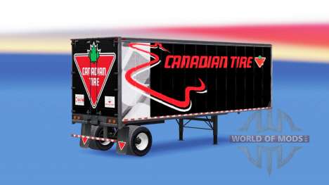Tous métal-semi-remorque Canadian Tire pour American Truck Simulator