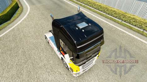Red Bull de la peau pour Scania camion pour Euro Truck Simulator 2