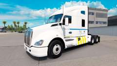 La peau des Transports du Québec sur tracteur Kenworth pour American Truck Simulator