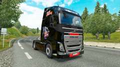 Iron Maiden-skin für den Volvo truck für Euro Truck Simulator 2