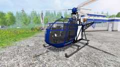 Sud-Aviation Alouette II Gendarmerie pour Farming Simulator 2015