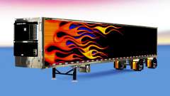 Benutzerdefinierte Kühlanhänger für American Truck Simulator