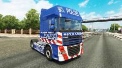 La Police de la peau pour DAF camion pour Euro Truck Simulator 2