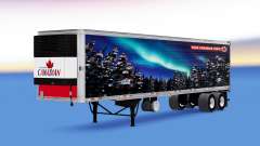 La peau de Molson Canadian sur la remorque pour American Truck Simulator