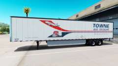 Haut Towne Air Freight, die auf dem Anhänger für American Truck Simulator