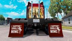 Kotflügel I Support Single Moms v1.4 für American Truck Simulator