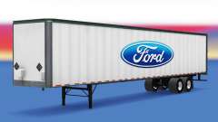La peau de Ford sur la remorque pour American Truck Simulator