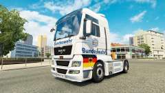 Bundeswehr skin for MAN truck für Euro Truck Simulator 2