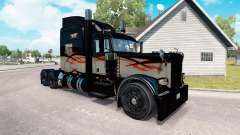 De la peau à Long-Courriers pour le camion Peterbilt 389 pour American Truck Simulator