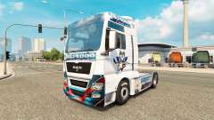 La peau de CE Kassel Huskies sur tracteur HOMME pour Euro Truck Simulator 2