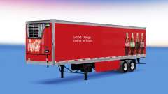 Kühl-Auflieger Coca-Cola für American Truck Simulator